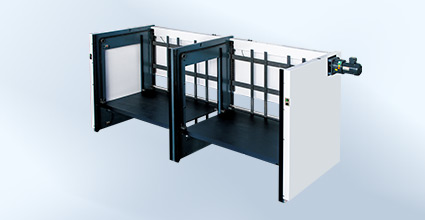 下吸風（雙）給紙倉